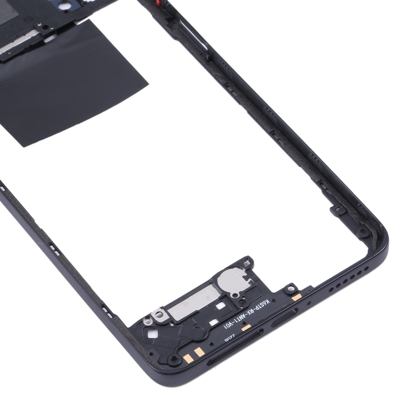 Original Middle Frame Bezel Plate for Xiaomi Redmi Note 11 Pro 4G 2201116TG 2201116TI(Black)