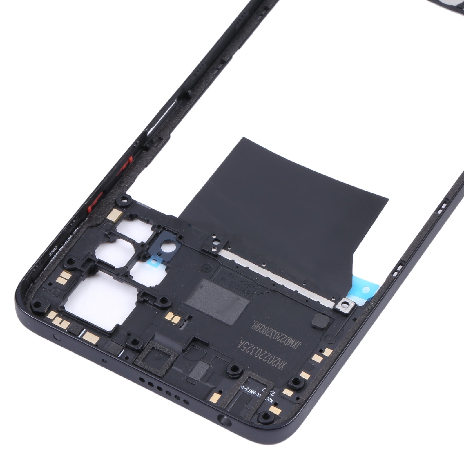 Original Middle Frame Bezel Plate for Xiaomi Redmi Note 11 Pro 4G 2201116TG 2201116TI(Black)