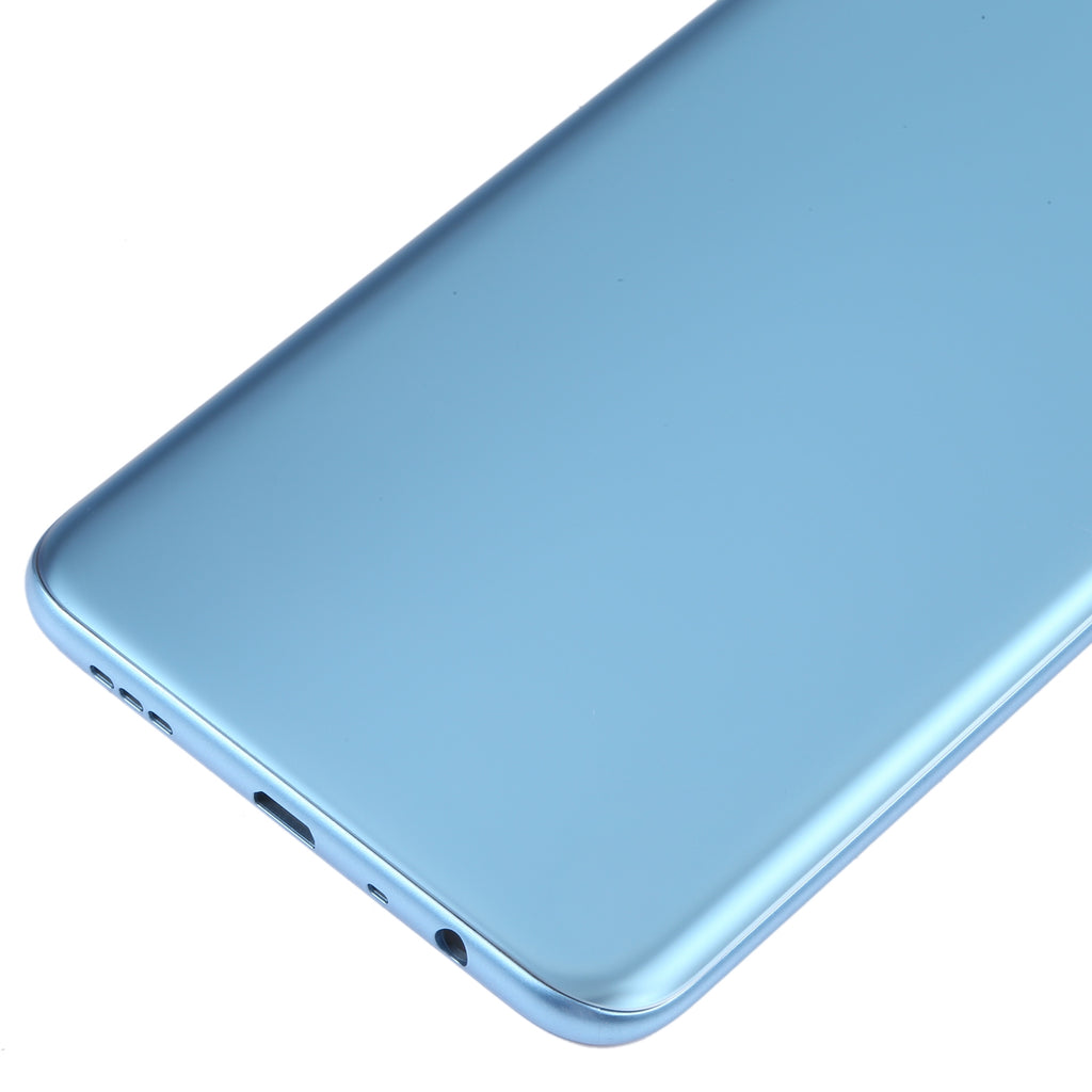For OPPO A15/A15S/A35 Battery Back Cover with Middle Frame (Blue)