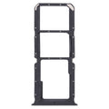 For OPPO A95 4G/Reno6 Lite  SIM Card Tray + SIM Card Tray + Micro SD Card Tray (Black)