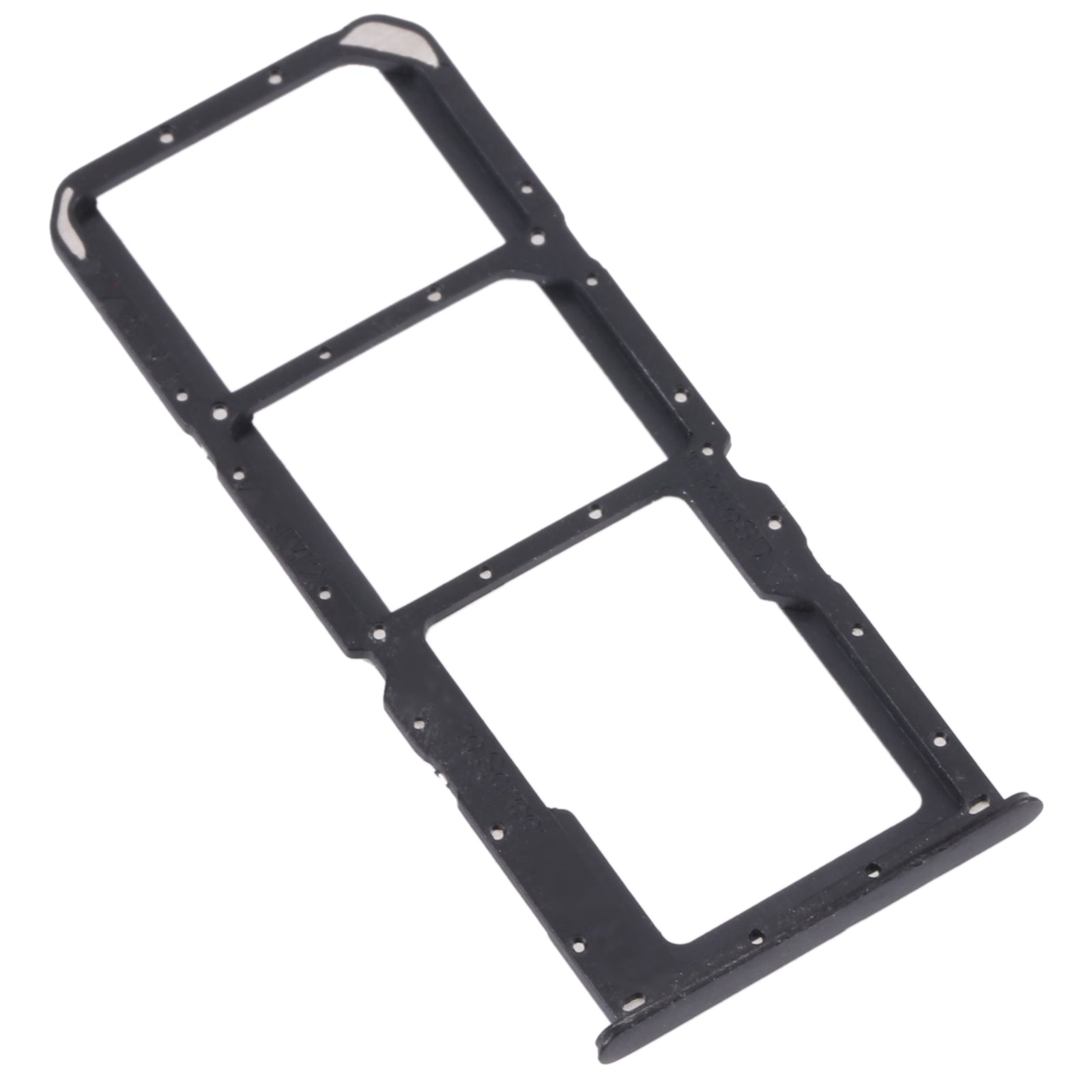 For OPPO A56 5G SIM Card Tray + SIM Card Tray + Micro SD Card Tray (Black)