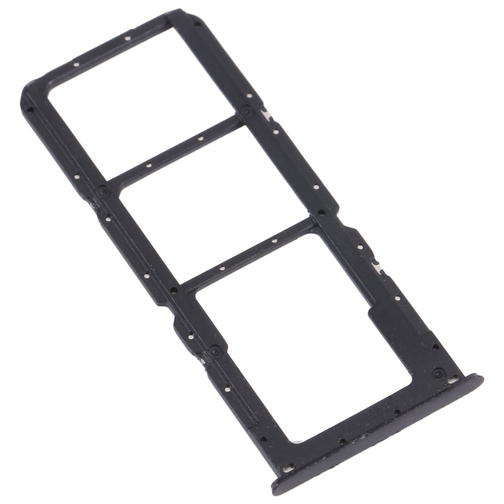 For OPPO A56 5G SIM Card Tray + SIM Card Tray + Micro SD Card Tray (Black)