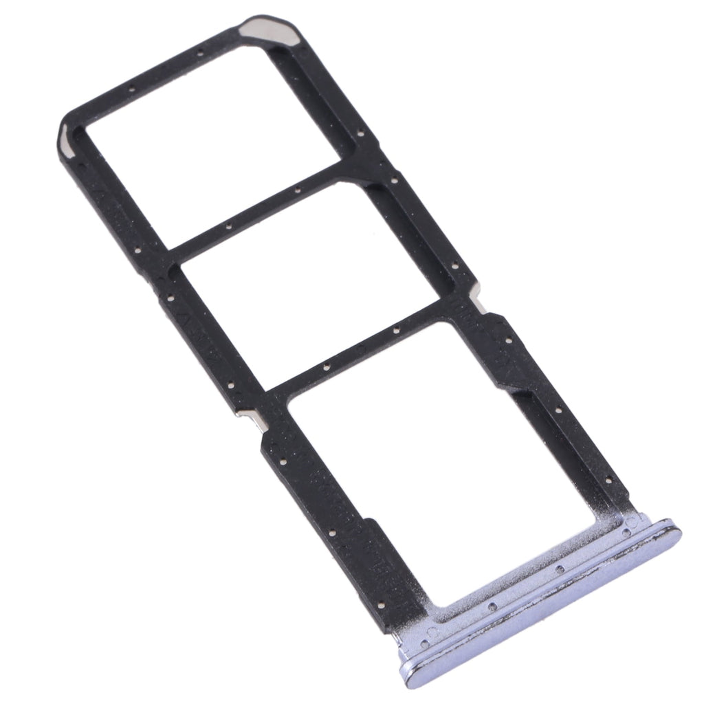 For OPPO A56 5G SIM Card Tray + SIM Card Tray + Micro SD Card Tray (Purple)