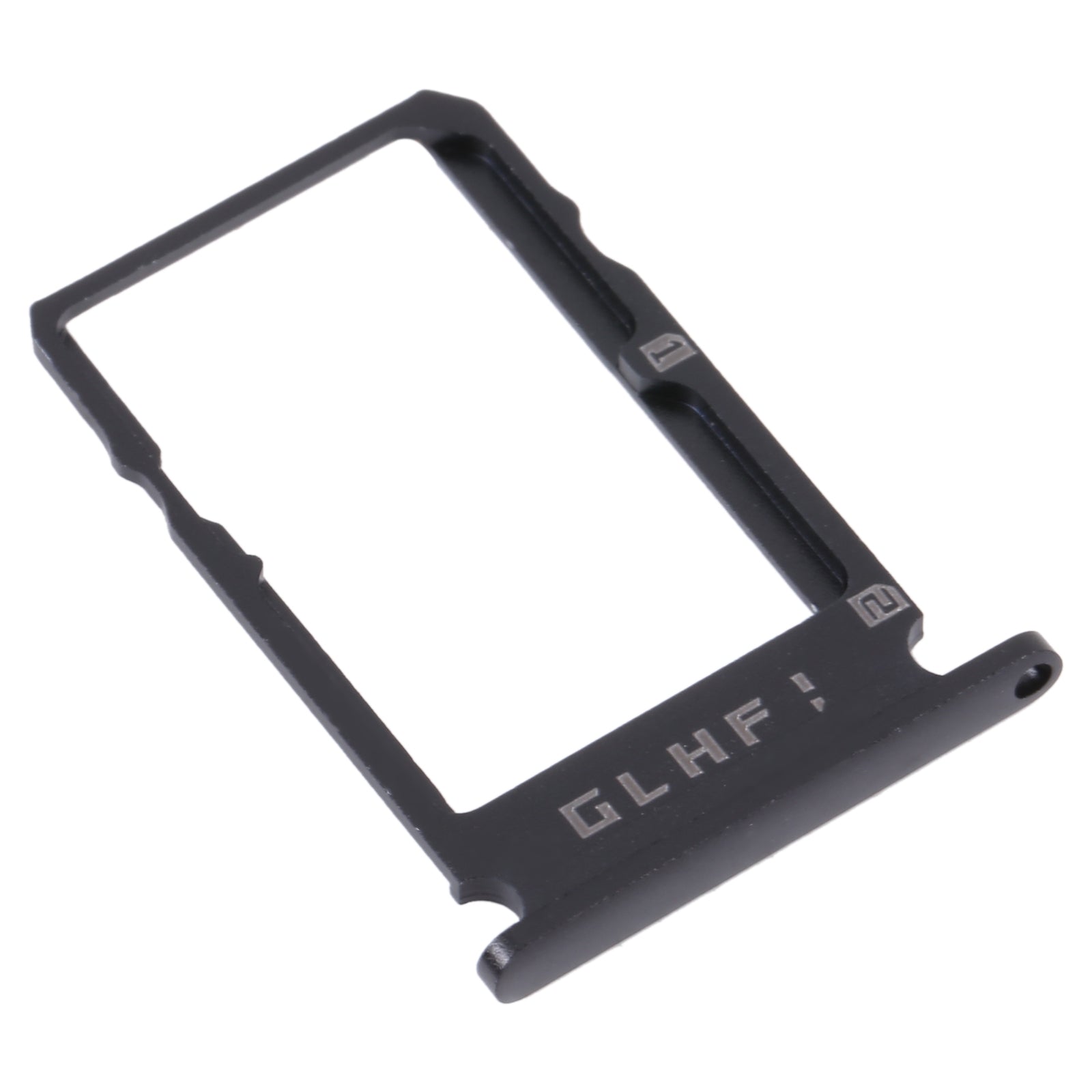 SIM Card Tray + SIM Card Tray for Asus ROG Phone 3 ZS661KS (Black)