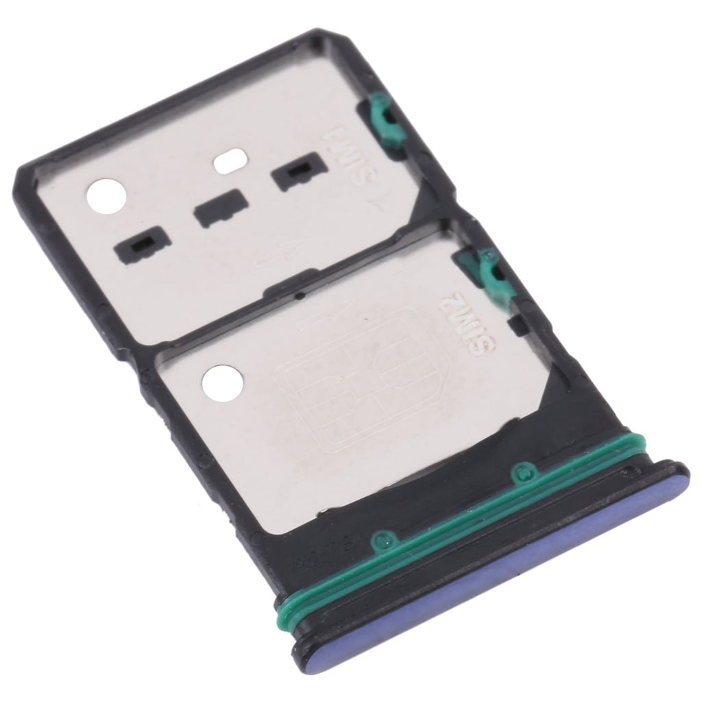 For OnePlus Nord CE 2 5G SIM Card Tray + SIM Card Tray + Micro SD Card Tray (Blue)