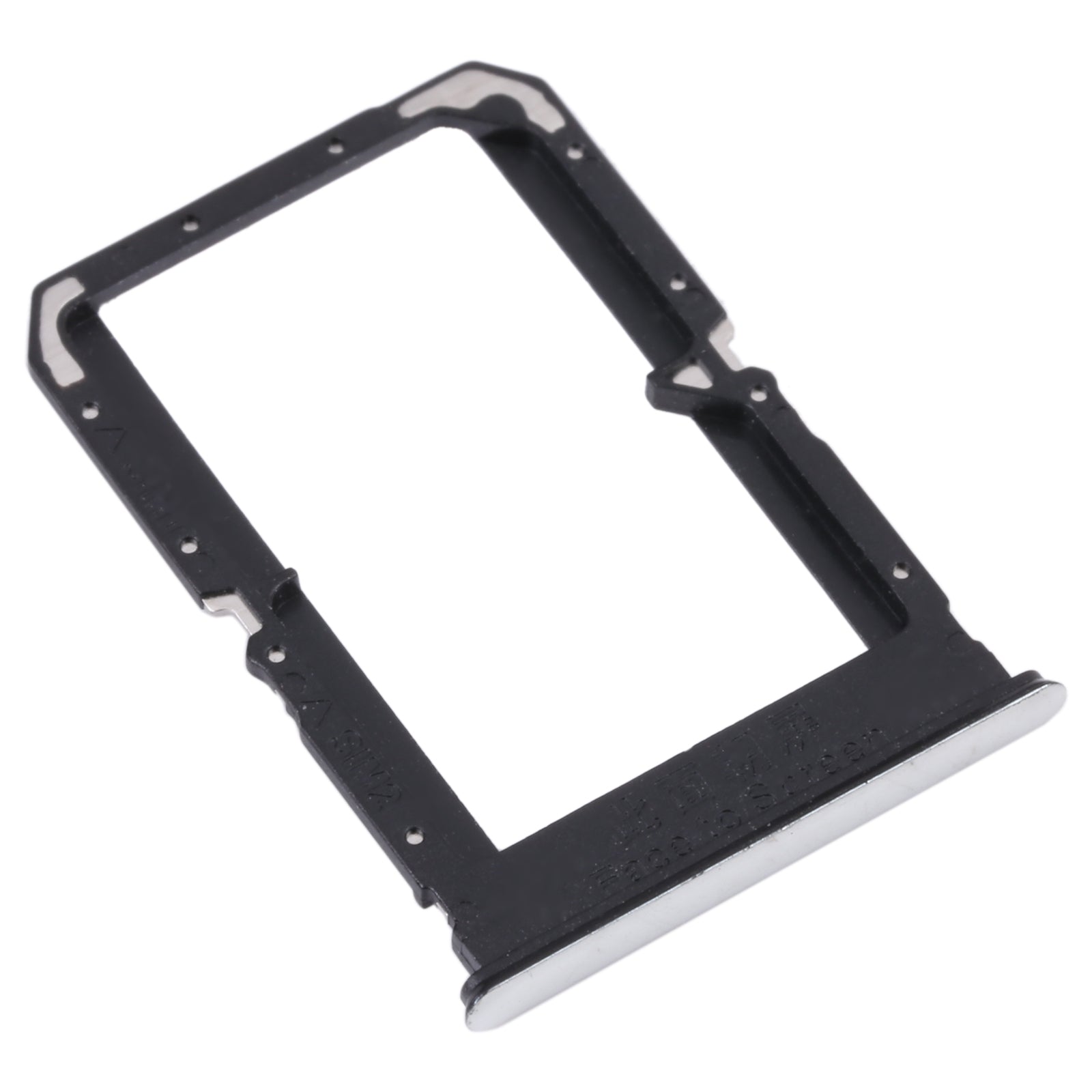 For OnePlus Ace Racing SIM Card Tray + SIM Card Tray (Silver)