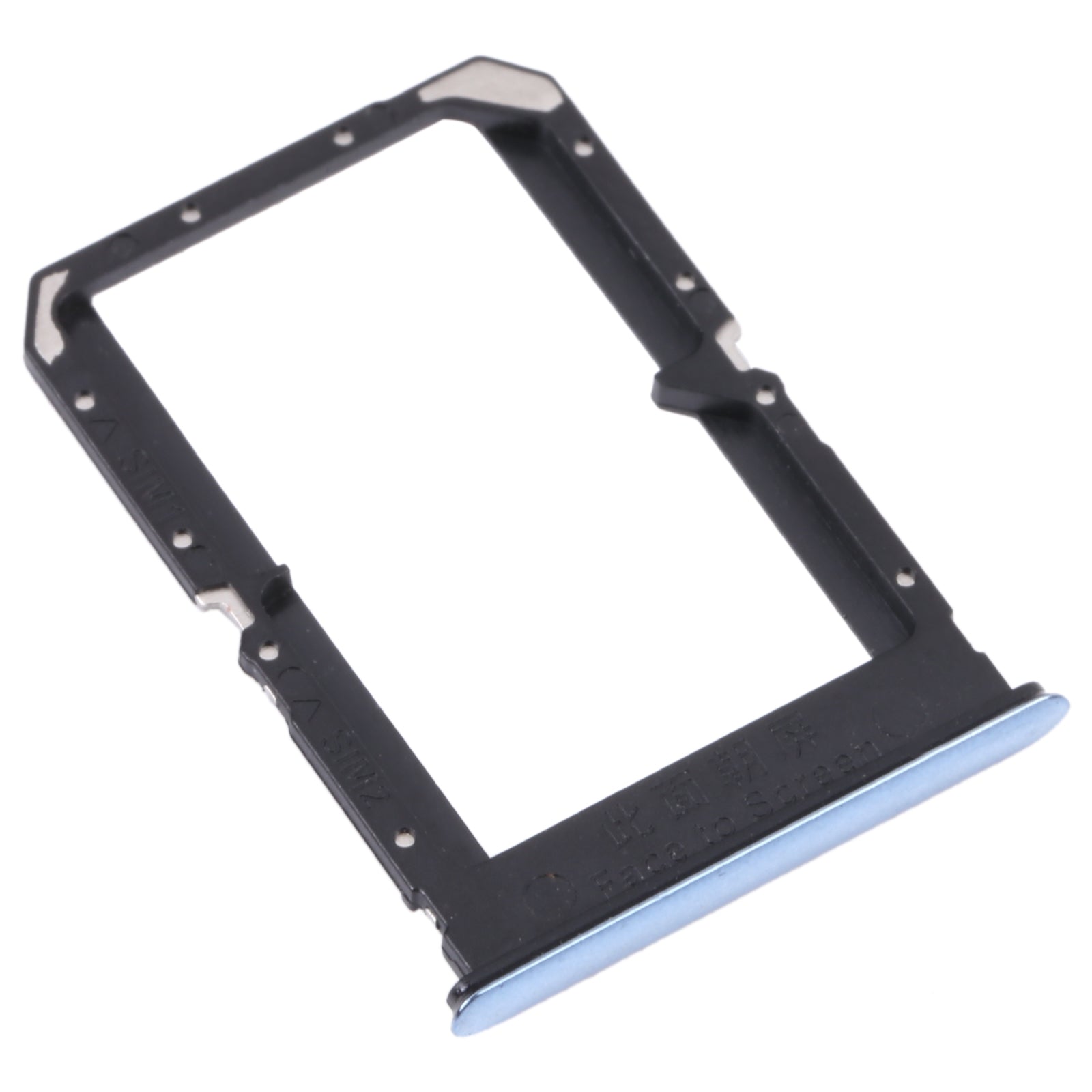 For OnePlus Nord CE 5G EB2101 / EB2103 SIM Card Tray + SIM Card Tray(Blue)