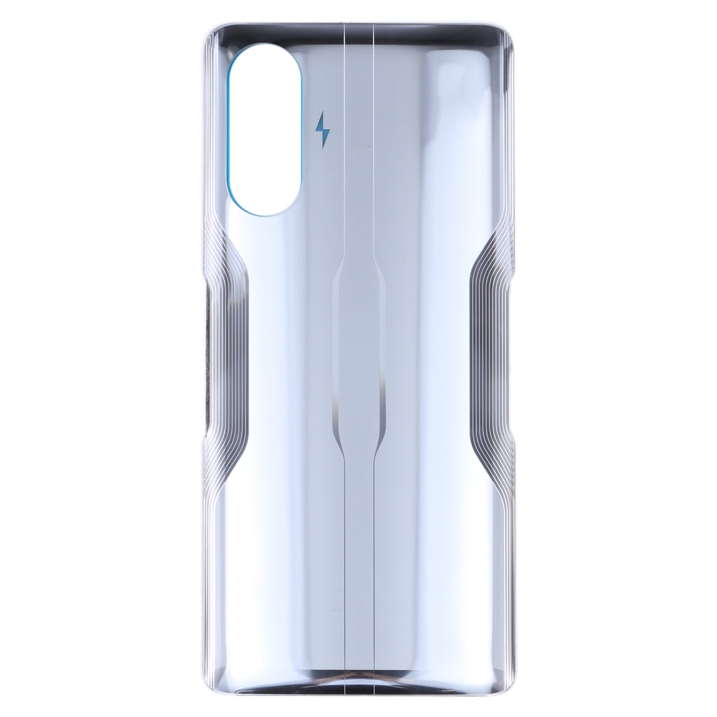 Glass Battery Back Cover for Xiaomi Redmi K40 Gaming(Silver)