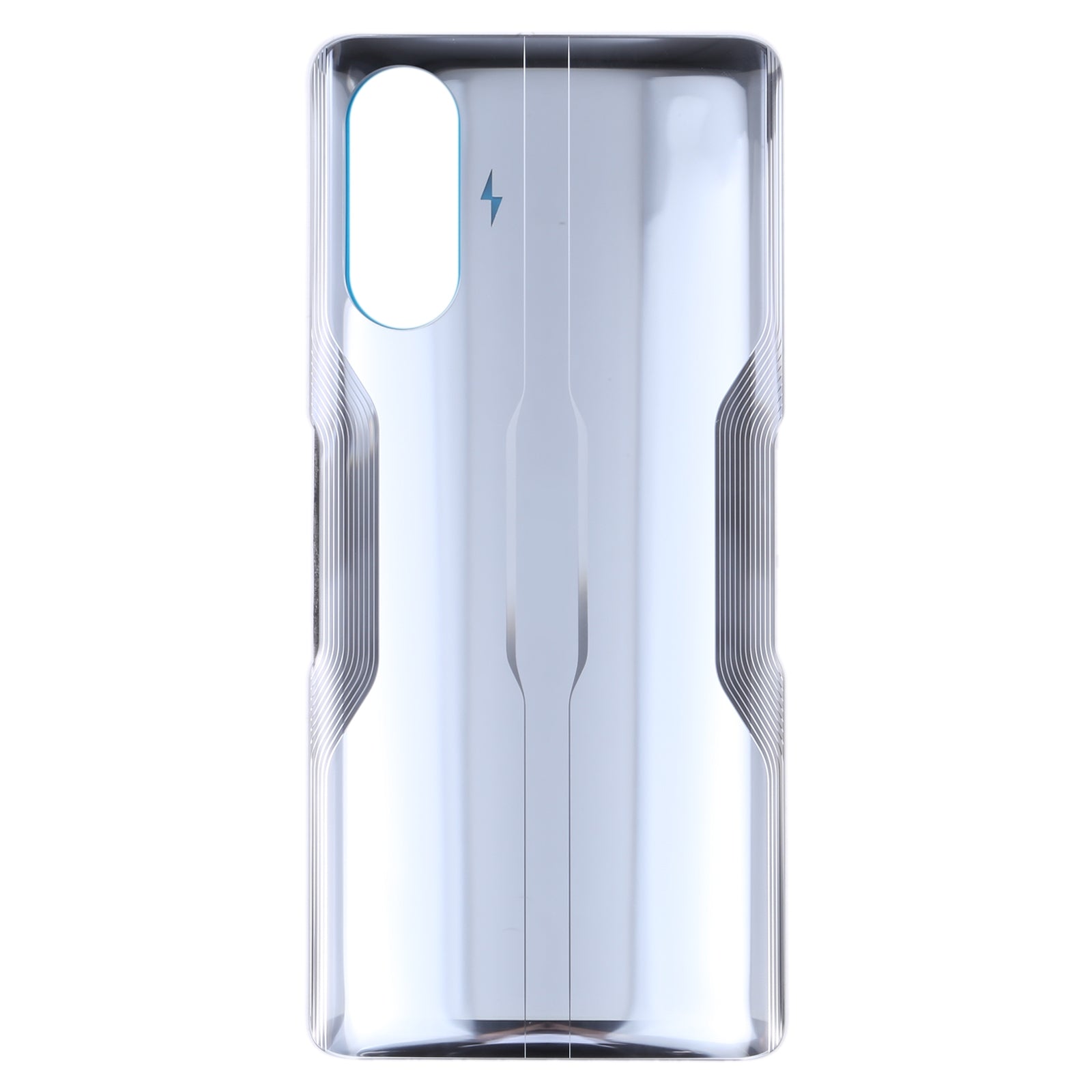 Glass Battery Back Cover for Xiaomi Redmi K40 Gaming(Silver)