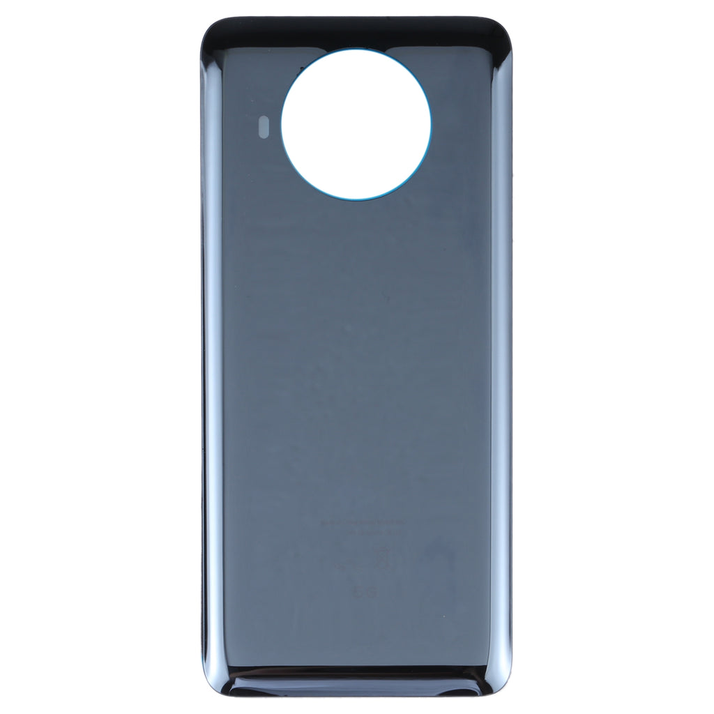 Glass Battery Back Cover for Xiaomi Redmi Note 9 Pro 5G/Mi 10T Lite 5G(Black)
