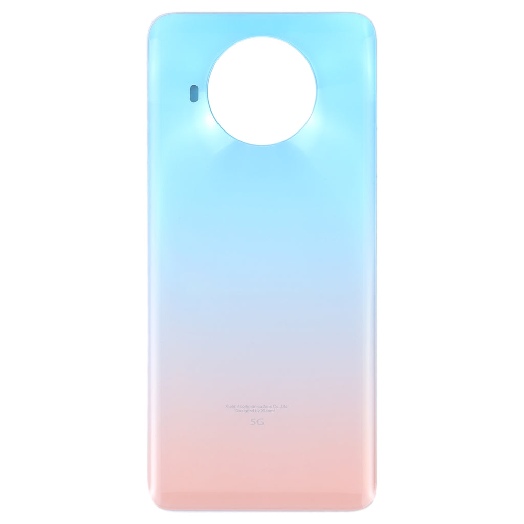 Glass Battery Back Cover for Xiaomi Redmi Note 9 Pro 5G/Mi 10T Lite 5G(Lake Blue)