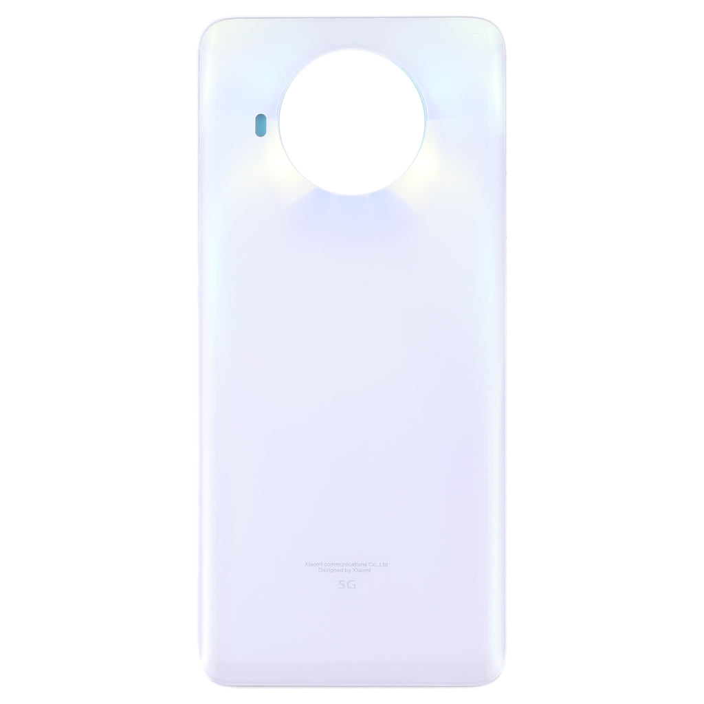 Glass Battery Back Cover for Xiaomi Redmi Note 9 Pro 5G/Mi 10T Lite 5G(White)