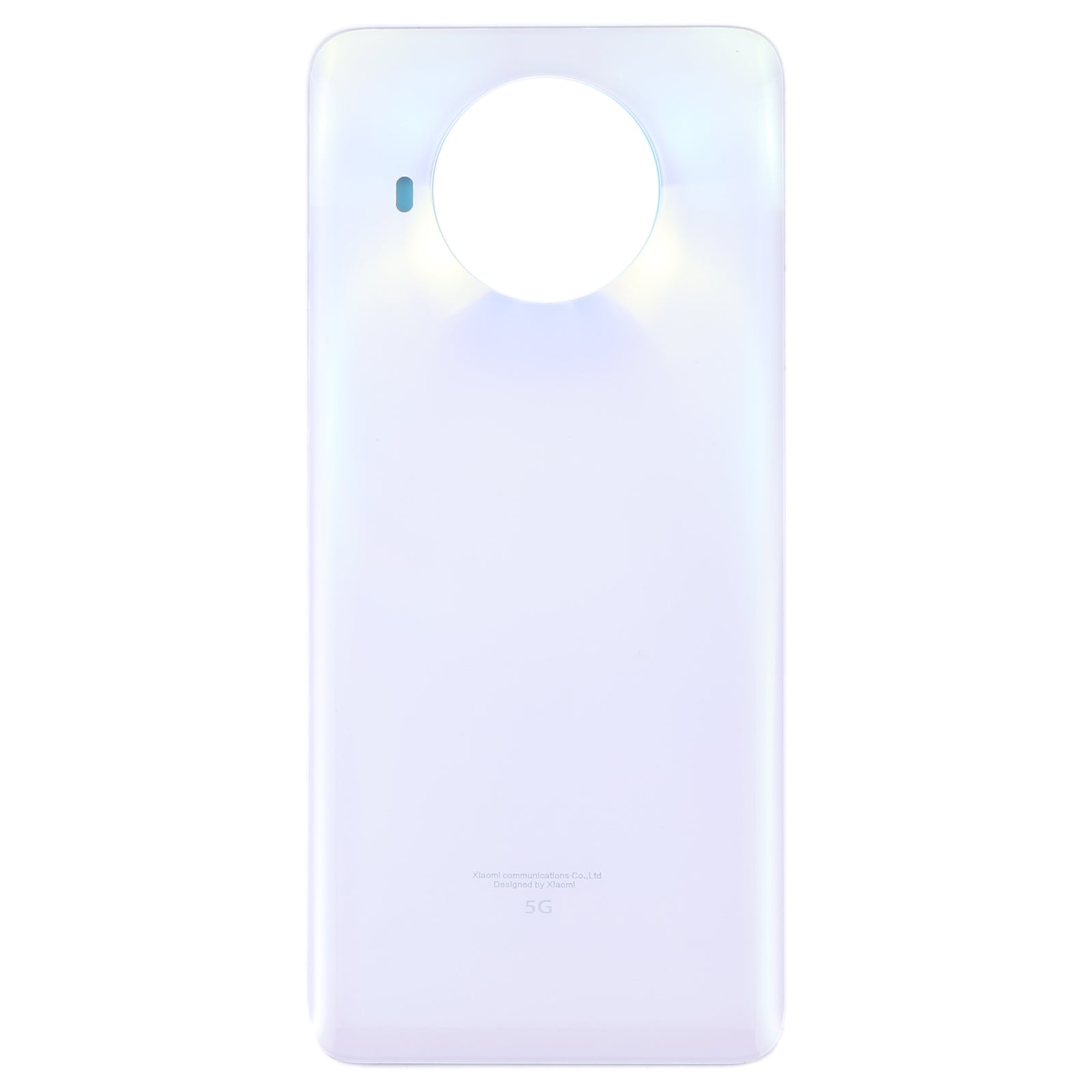 Glass Battery Back Cover for Xiaomi Redmi Note 9 Pro 5G/Mi 10T Lite 5G(White)