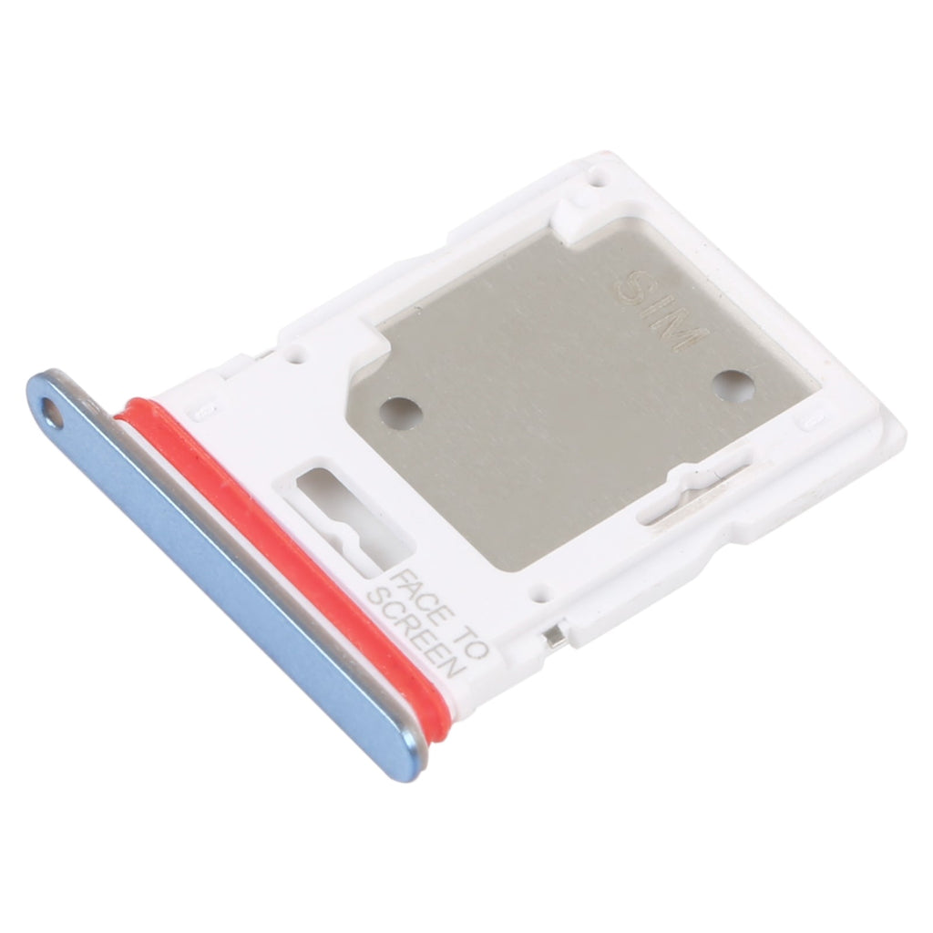 SIM Card Tray + Micro SD Card Tray For Xiaomi Redmi Note 11 Pro 4G/Redmi Note 11 Pro 5G/Redmi Note 11E Pro/Redmi Note 11 Pro+ 5G India/Poco X4 Pro 5G (Blue)