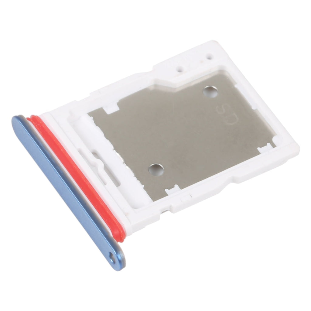 SIM Card Tray + Micro SD Card Tray For Xiaomi Redmi Note 11 Pro 4G/Redmi Note 11 Pro 5G/Redmi Note 11E Pro/Redmi Note 11 Pro+ 5G India/Poco X4 Pro 5G (Blue)