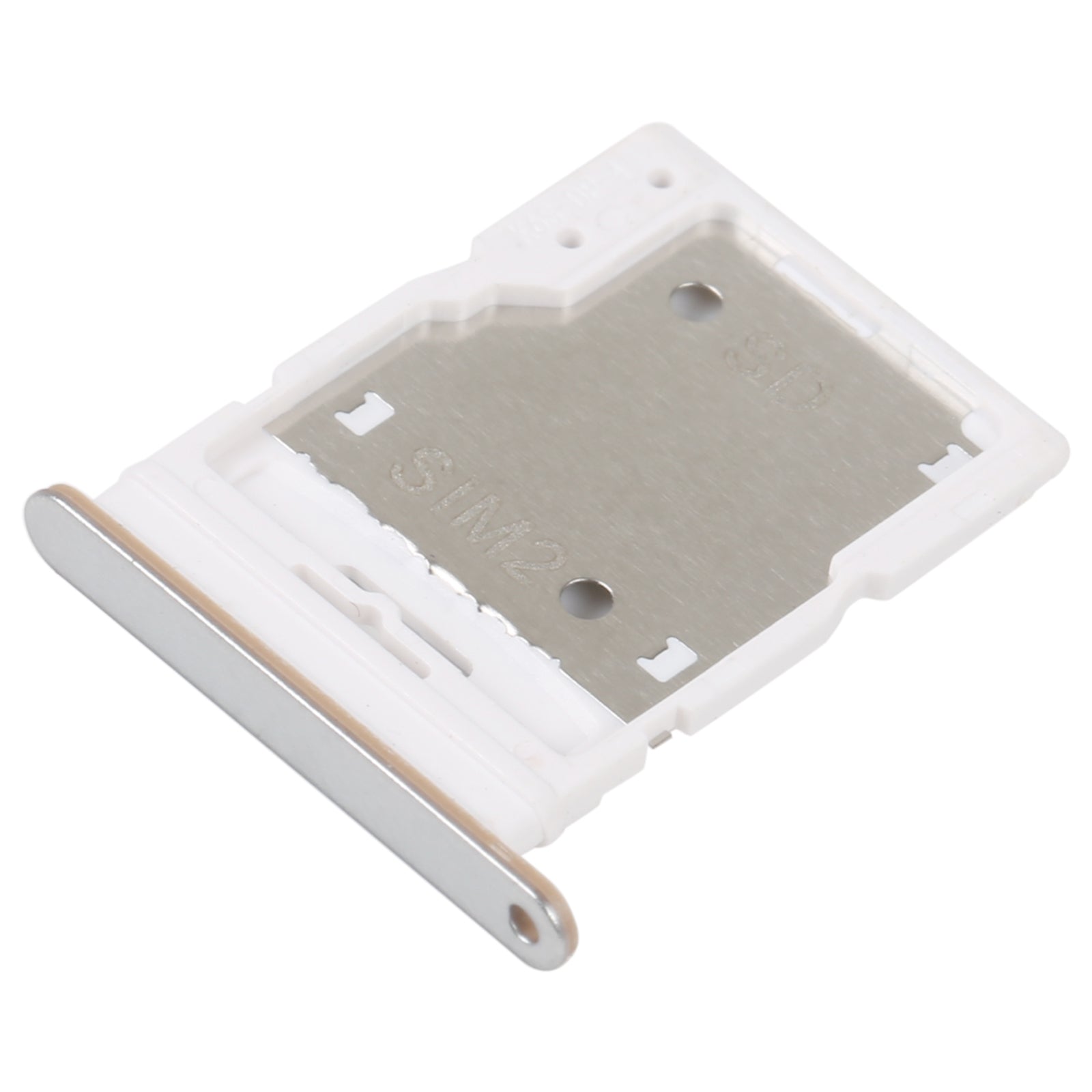 SIM Card Tray + Micro SD Card Tray For Xiaomi Redmi Note 11 Pro 4G/Redmi Note 11 Pro 5G/Redmi Note 11E Pro/Redmi Note 11 Pro+ 5G India/Poco X4 Pro 5G (White)