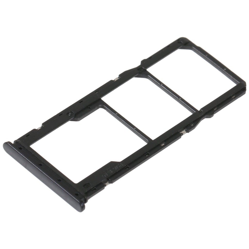 SIM Card Tray + SIM Card Tray + Micro SD Card Tray For Xiaomi Redmi 10C/Redmi 10 India/Poco C40(Black)