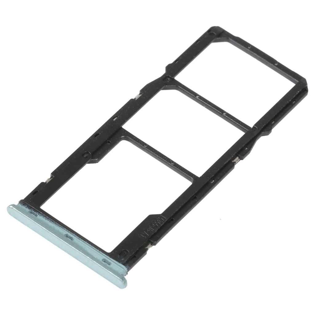 SIM Card Tray + SIM Card Tray + Micro SD Card Tray For Xiaomi Redmi 10C/Redmi 10 India/Poco C40(Green)