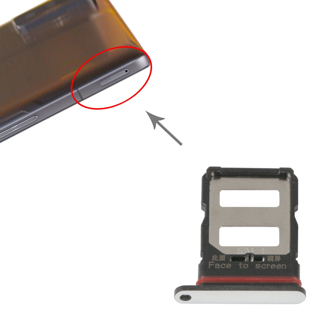 SIM Card Tray + SIM Card Tray For Xiaomi Poco F4 GT (Silver)