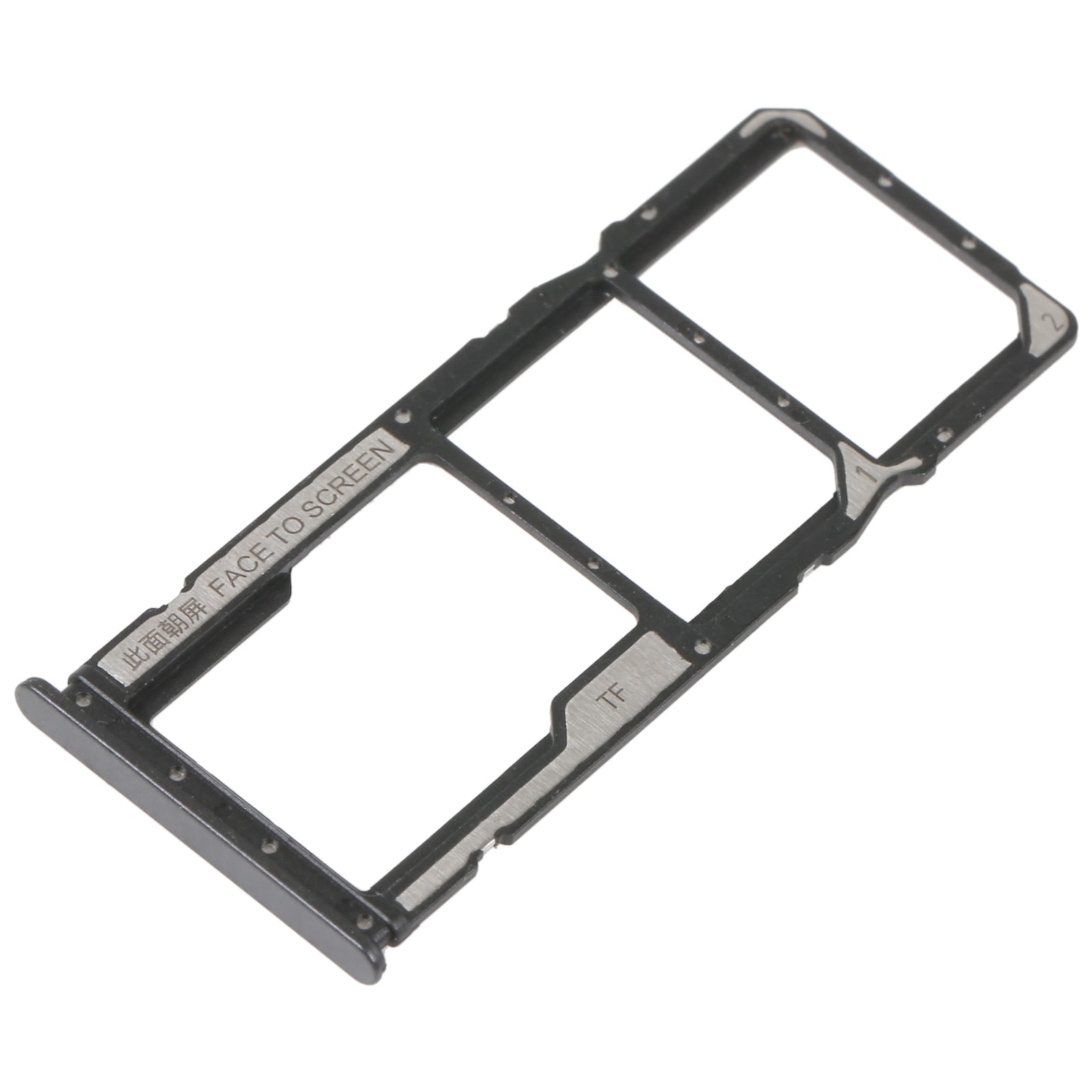 SIM Card Tray + SIM Card Tray + Micro SD Card Tray For Xiaomi Poco M4 5G/Poco M4 5G India/Redmi Note 11R(Black)