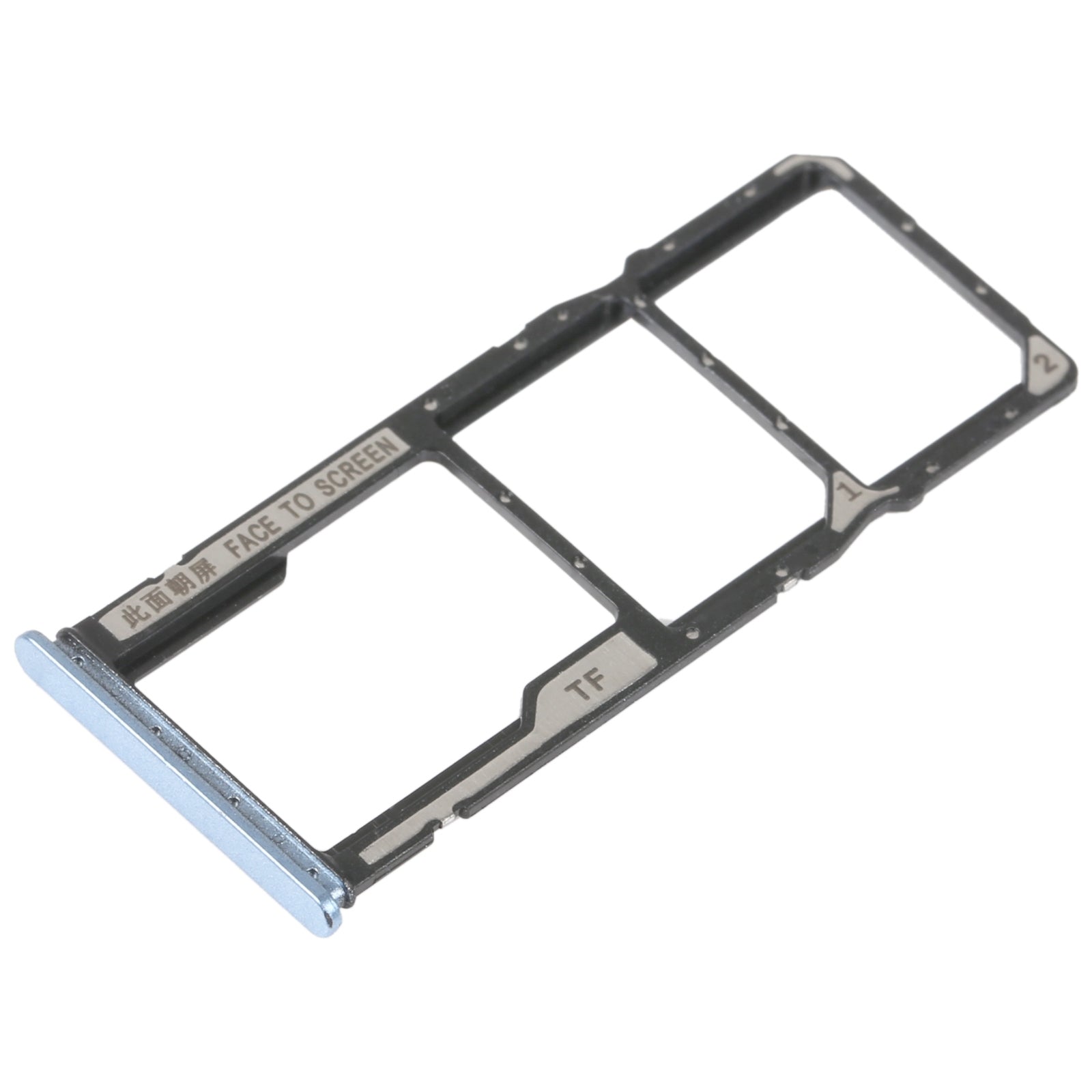 SIM Card Tray + SIM Card Tray + Micro SD Card Tray For Xiaomi Poco M4 5G/Poco M4 5G India/Redmi Note 11R(Blue)