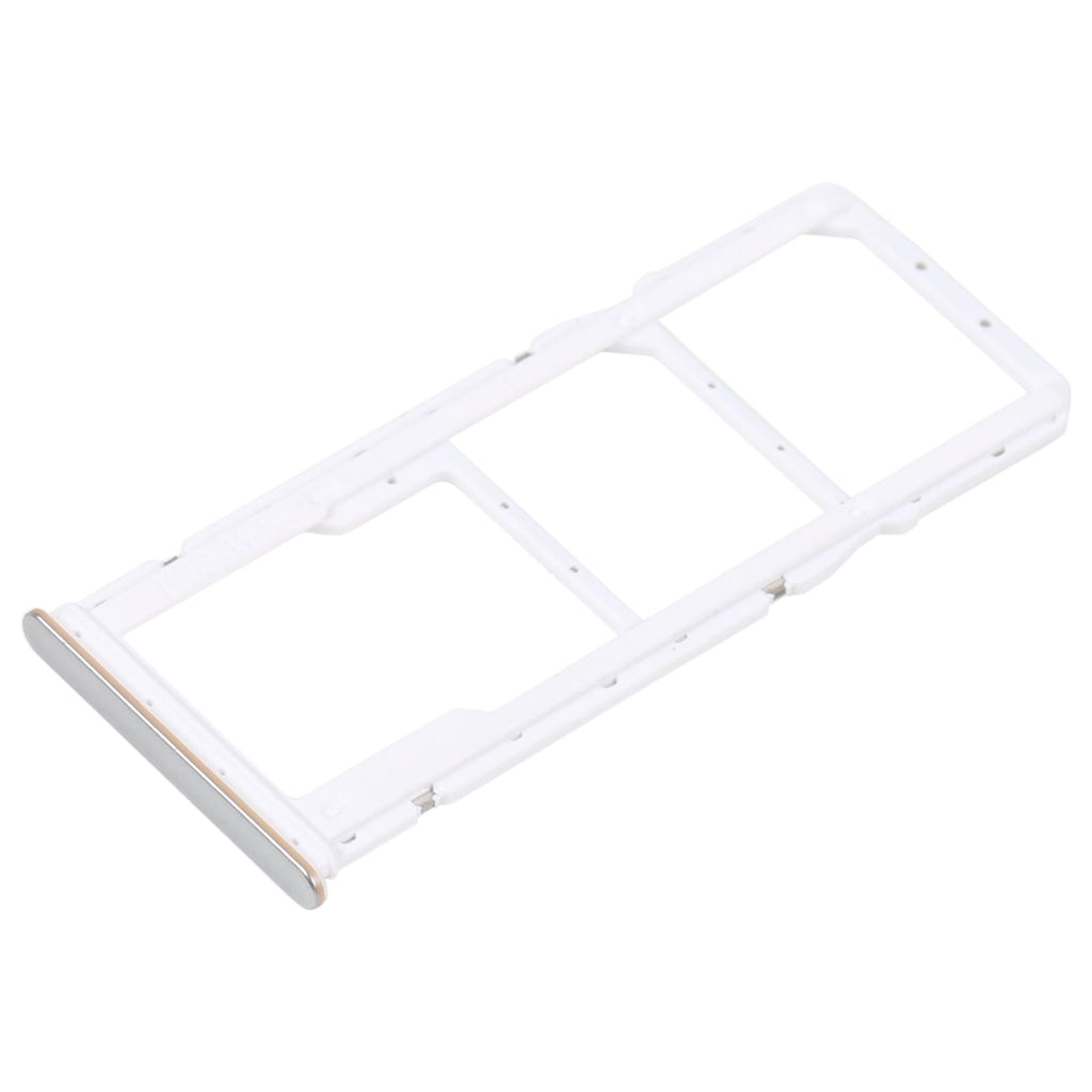 SIM Card Tray + SIM Card Tray + Micro SD Card Tray For Xiaomi Poco M4 5G/Poco M4 5G India/Redmi Note 11R(Silver)
