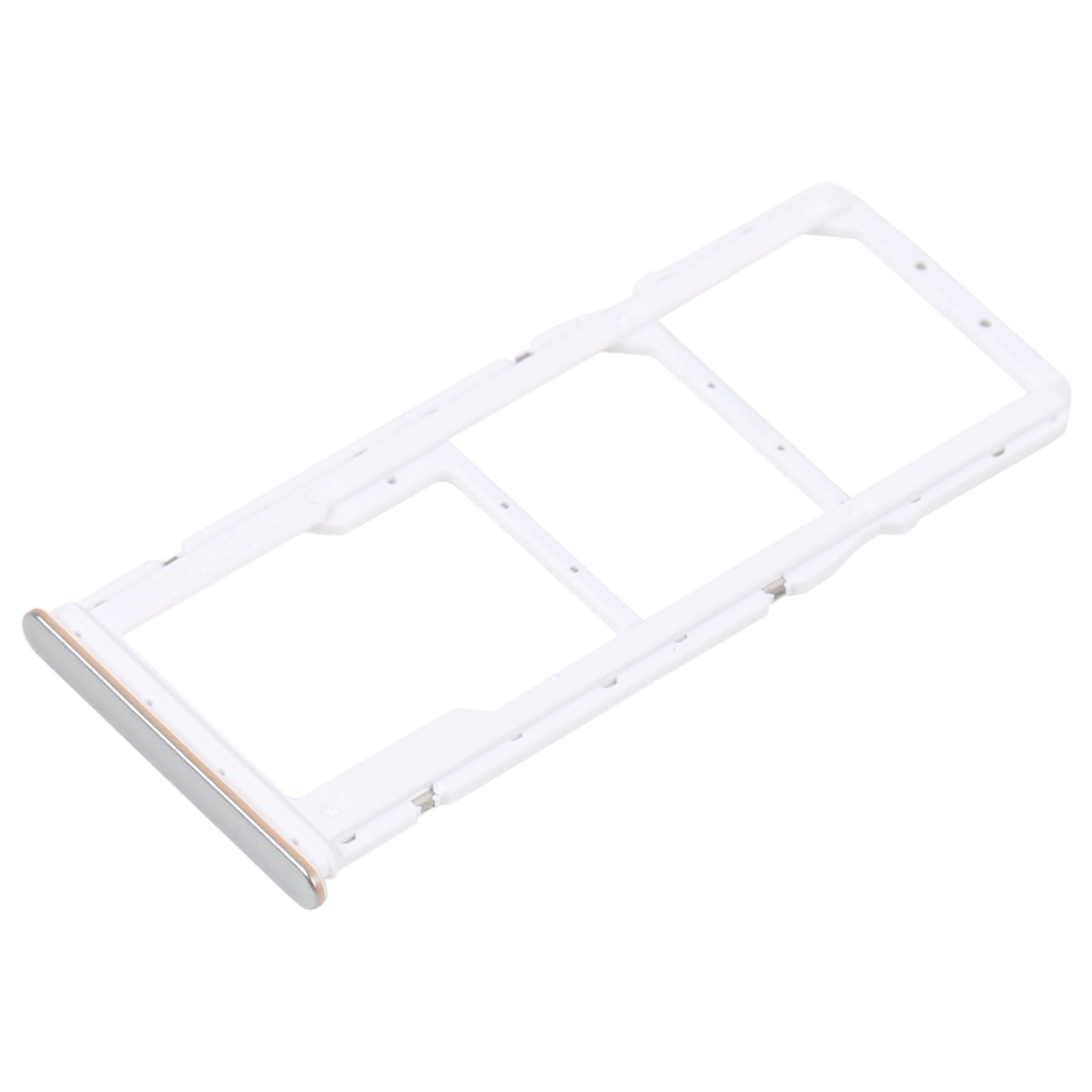 SIM Card Tray + SIM Card Tray + Micro SD Card Tray For Xiaomi Poco M4 5G/Poco M4 5G India/Redmi Note 11R(Silver)