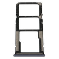 For Xiaomi Poco C40 SIM Card Tray + SIM Card Tray + Micro SD Card Tray (Black)