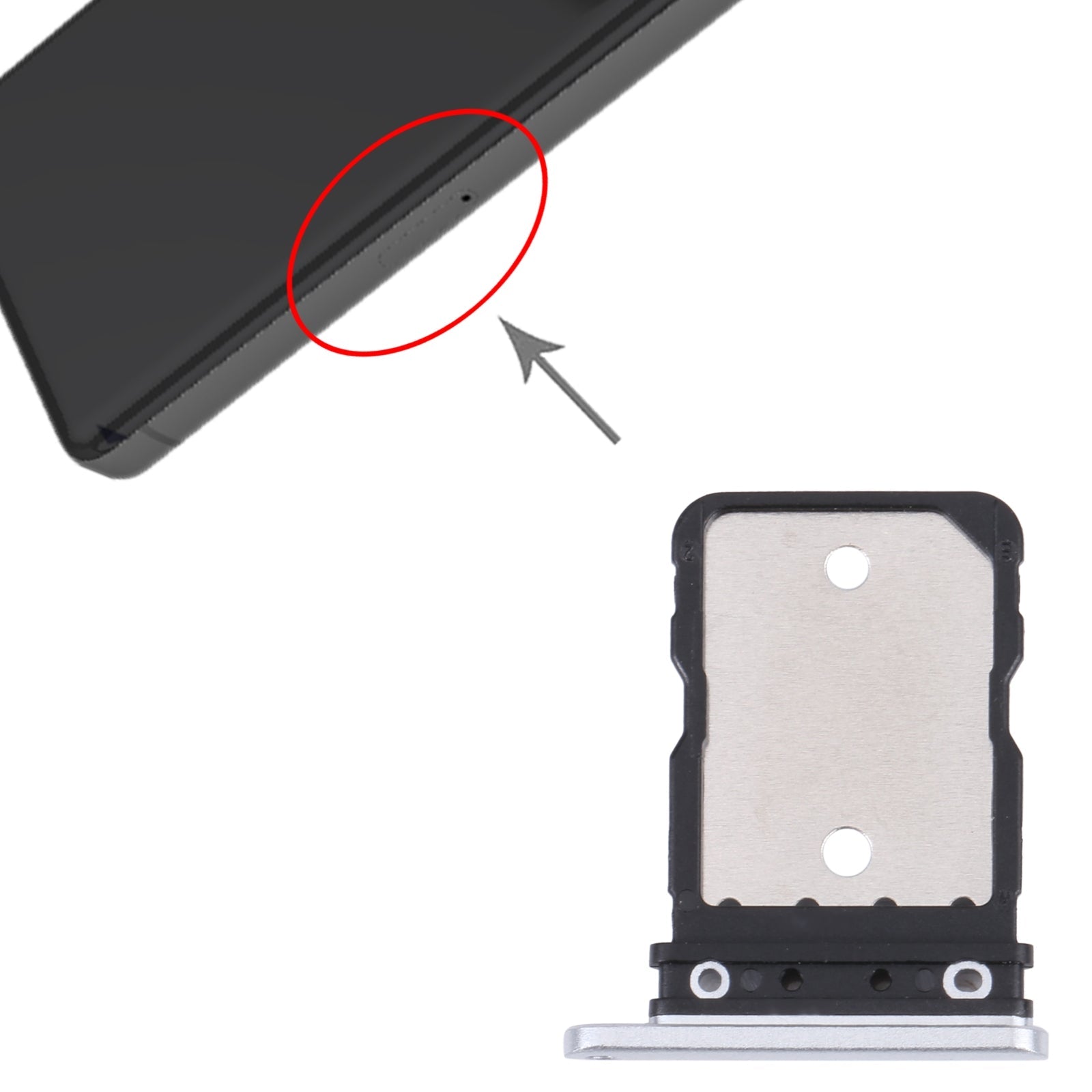 SIM Card Tray for Google Pixel 7 (White)