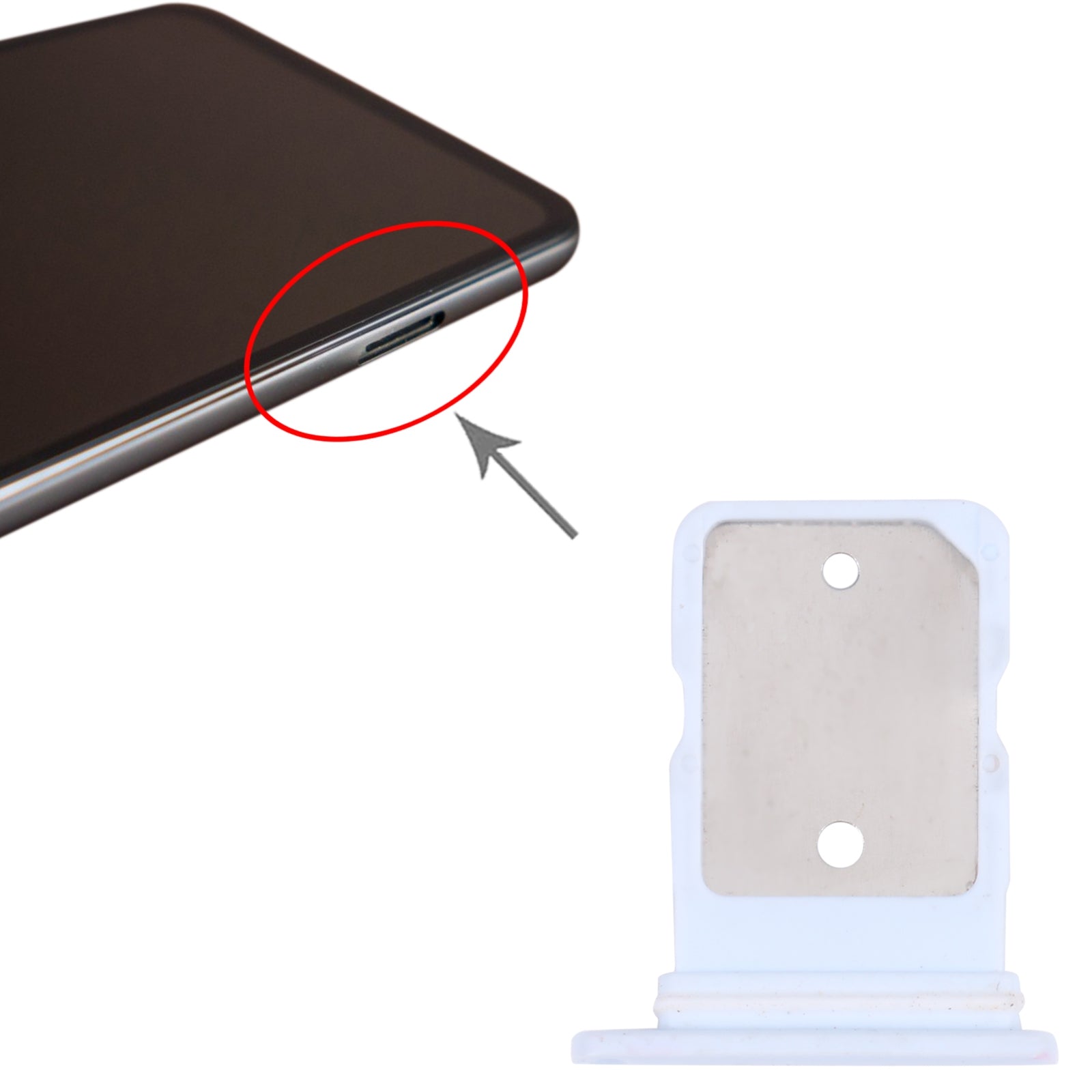 SIM Card Tray for Google Pixel 4a 4G / 4a 5G (Blue)