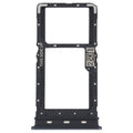 For Motorola Moto G62 5G / Moto G62 India SIM Card Tray + SIM / Micro SD Card Tray(Black)