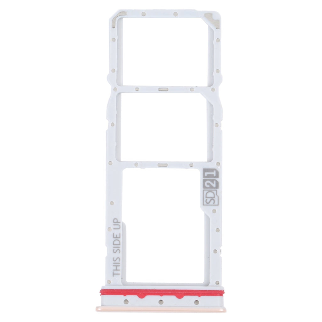 For Motorola Moto G32 SIM Card Tray + SIM Card Tray + Micro SD Card Tray (Gold)