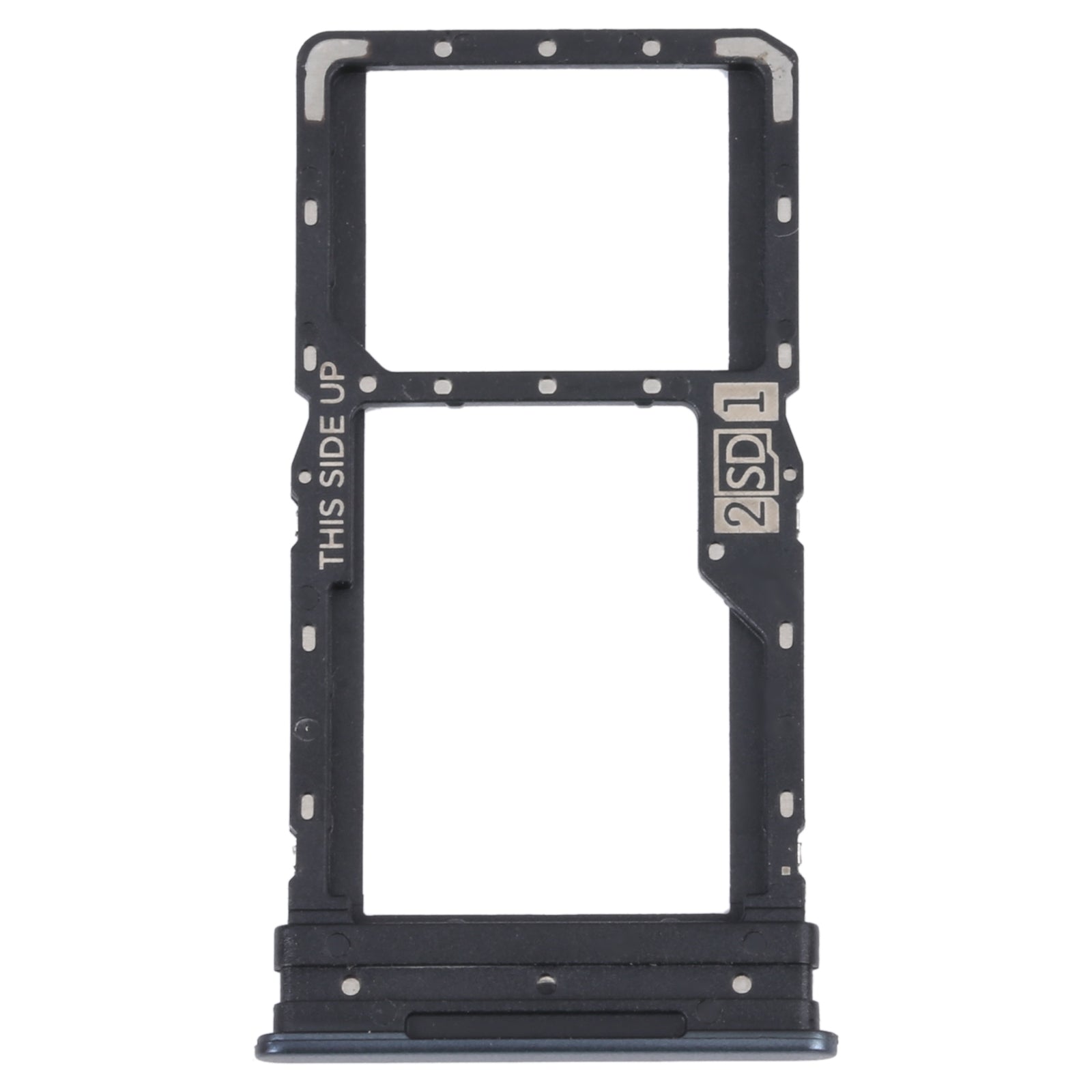 For Motorola Moto G82 5G SIM Card Tray + SIM / Micro SD Card Tray (Black)