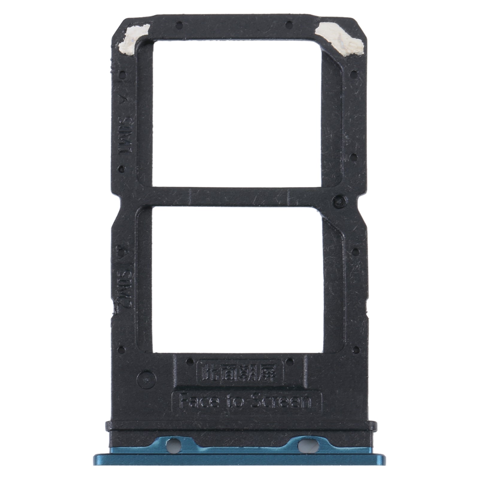 For OPPO Reno SIM Card Tray + SIM / Micro SD Card Tray (Green)