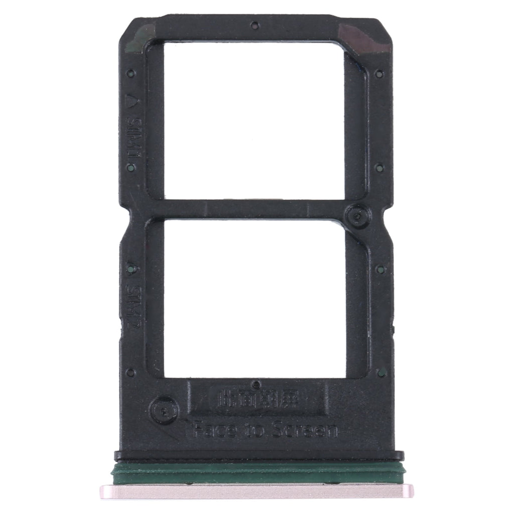 For OPPO Reno SIM Card Tray + SIM / Micro SD Card Tray (Gold)