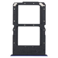 For OPPO Reno SIM Card Tray + SIM / Micro SD Card Tray (Blue)