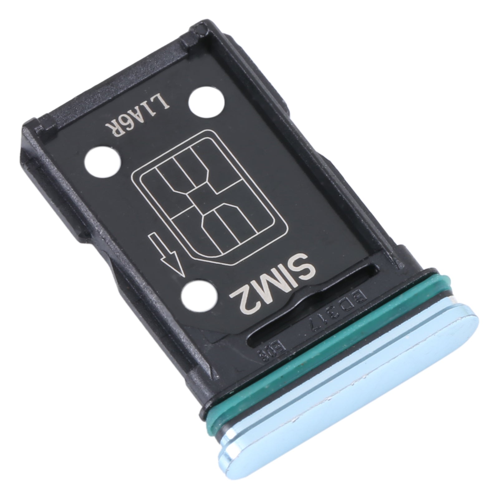 For OPPO Reno4 5G SIM Card Tray + SIM Card Tray (Blue)