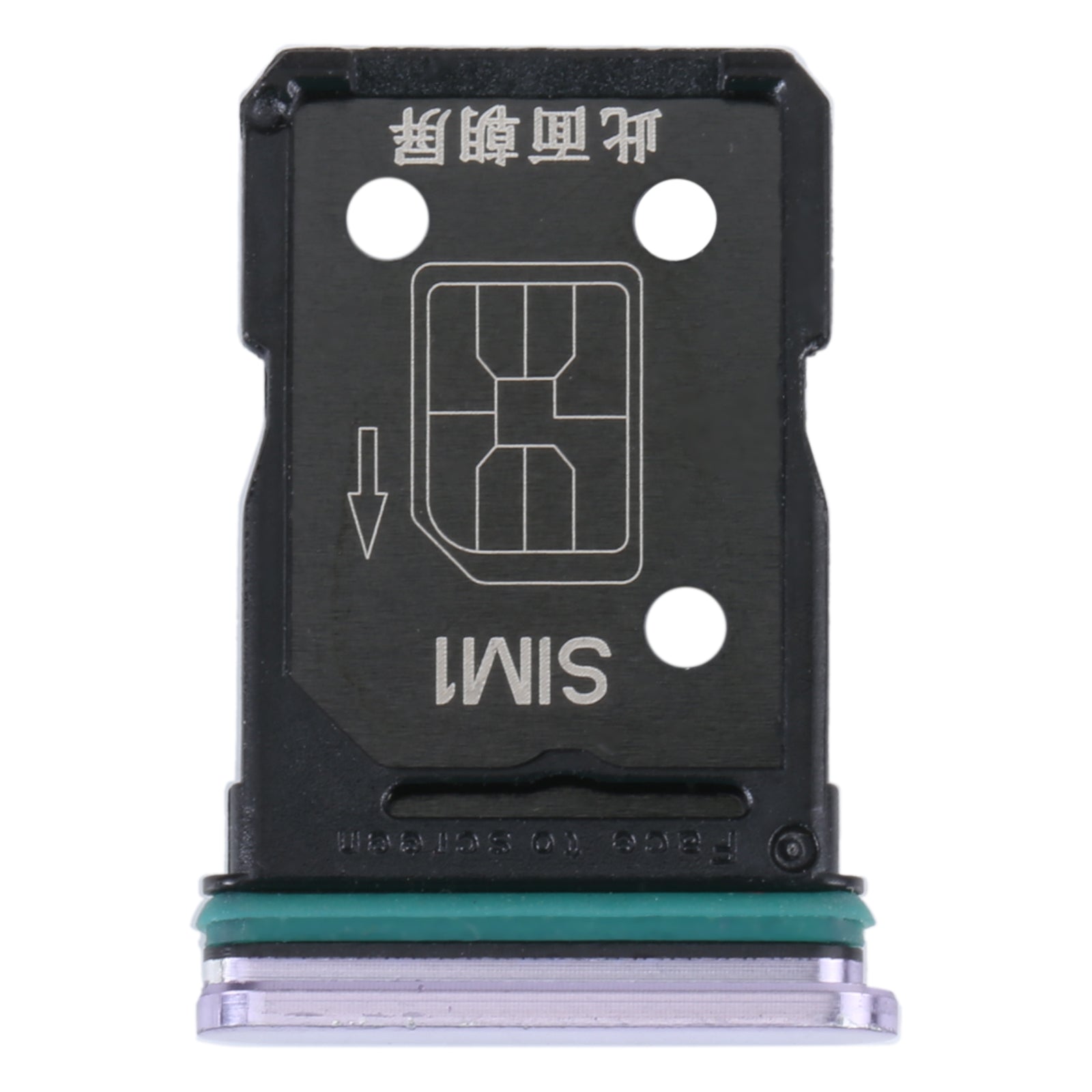 For OPPO Reno4 5G SIM Card Tray + SIM Card Tray (Purple)