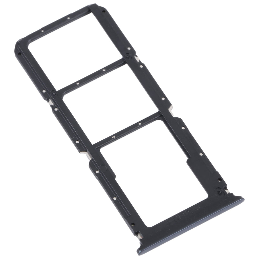 For OPPO Reno5 Lite / Reno5 F / A94 4G SIM Card Tray + SIM Card Tray + Micro SD Card Tray (Black)