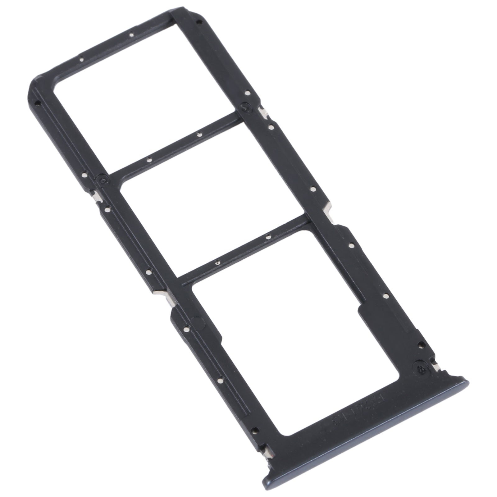 For OPPO Reno5 Lite / Reno5 F / A94 4G SIM Card Tray + SIM Card Tray + Micro SD Card Tray (Black)