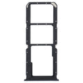 For OPPO Reno5 Lite / Reno5 F / A94 4G SIM Card Tray + SIM Card Tray + Micro SD Card Tray (Black)