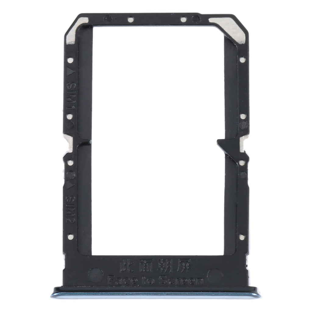 For OPPO Reno5 4G SIM Card Tray + SIM Card Tray (Silver)