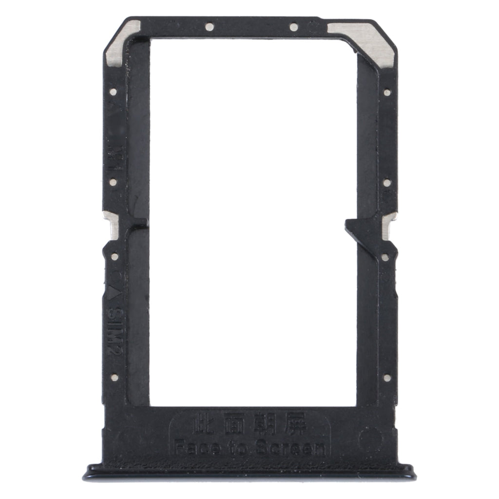 For OPPO K9 Pro SIM Card Tray + SIM Card Tray (Black)