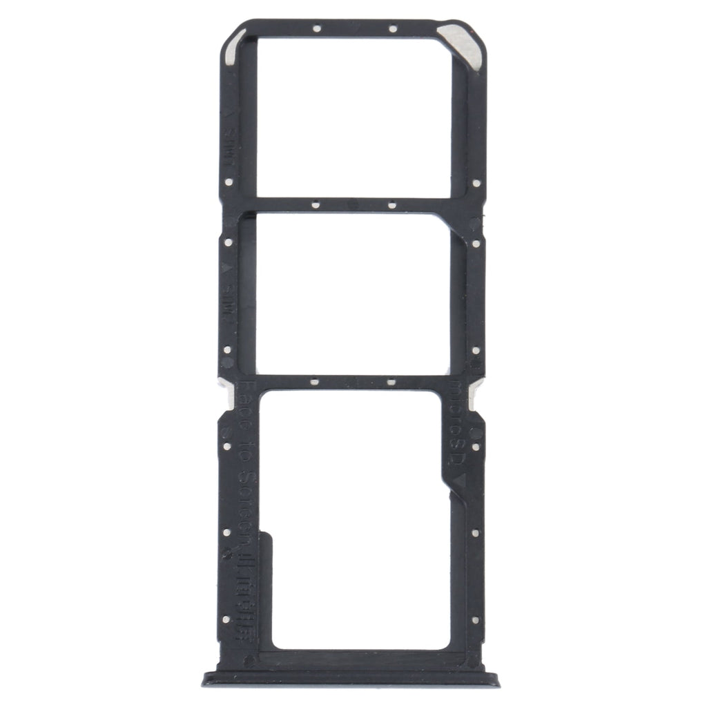For OPPO K9S SIM Card Tray + SIM Card Tray + Micro SD Card Tray (Black)