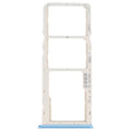 For OPPO A16K SIM Card Tray + SIM Card Tray + Micro SD Card Tray (Blue)