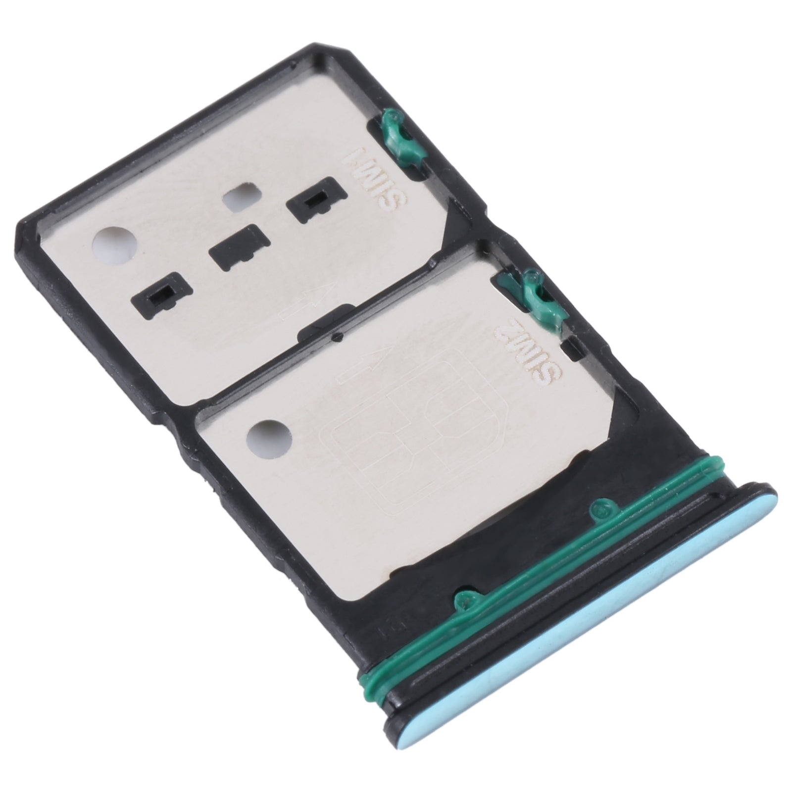 For OPPO Reno7 5G China / Reno7 5G SIM Card Tray + SIM Card Tray + Micro SD Card Tray (Green)