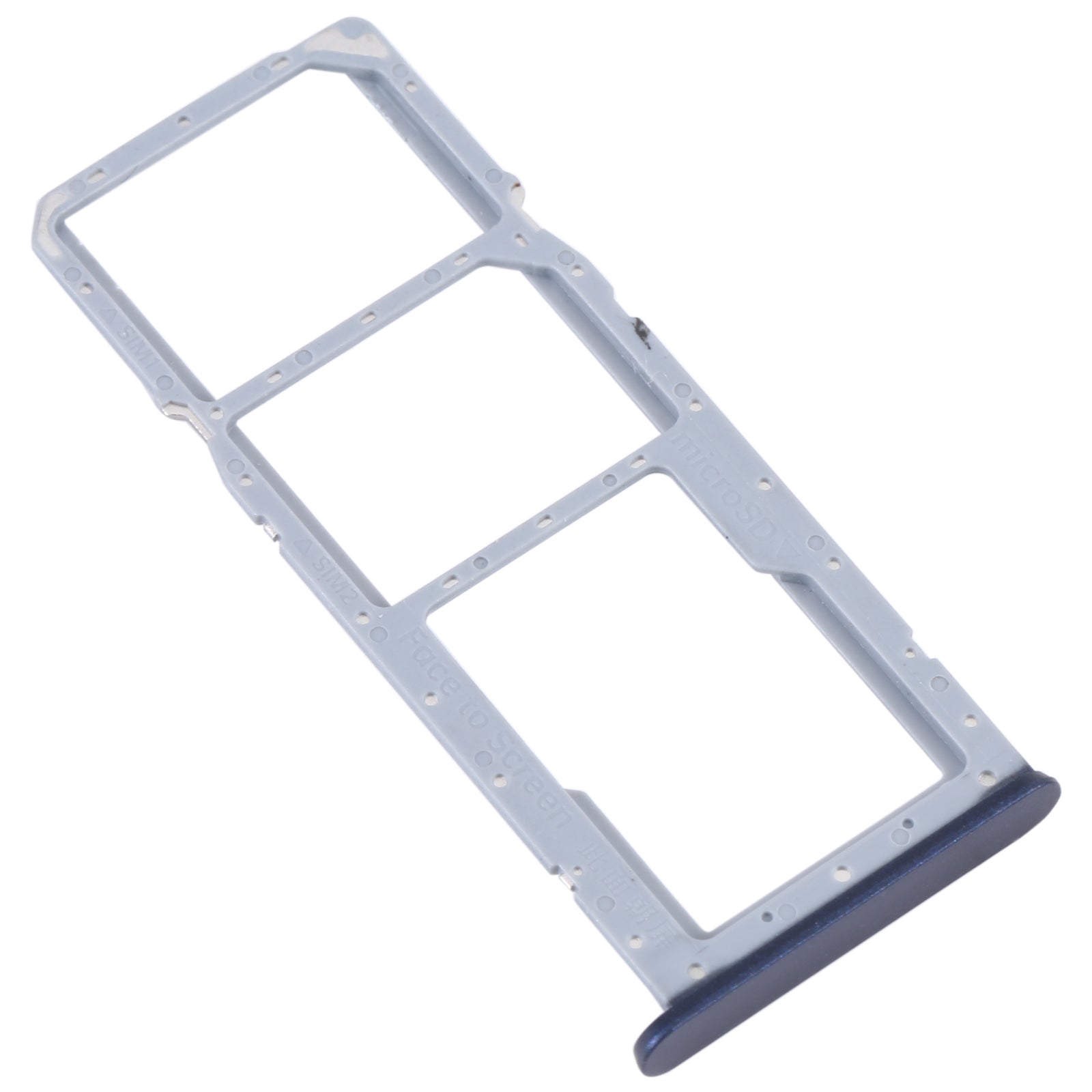 For OPPO A17 SIM Card Tray + SIM Card Tray + Micro SD Card Tray (Black)