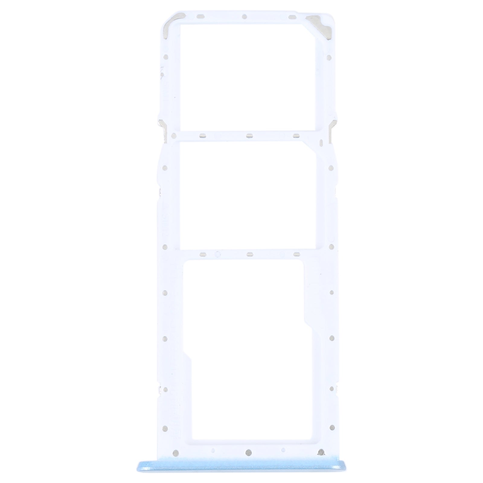 For OPPO A17 SIM Card Tray + SIM Card Tray + Micro SD Card Tray (Blue)