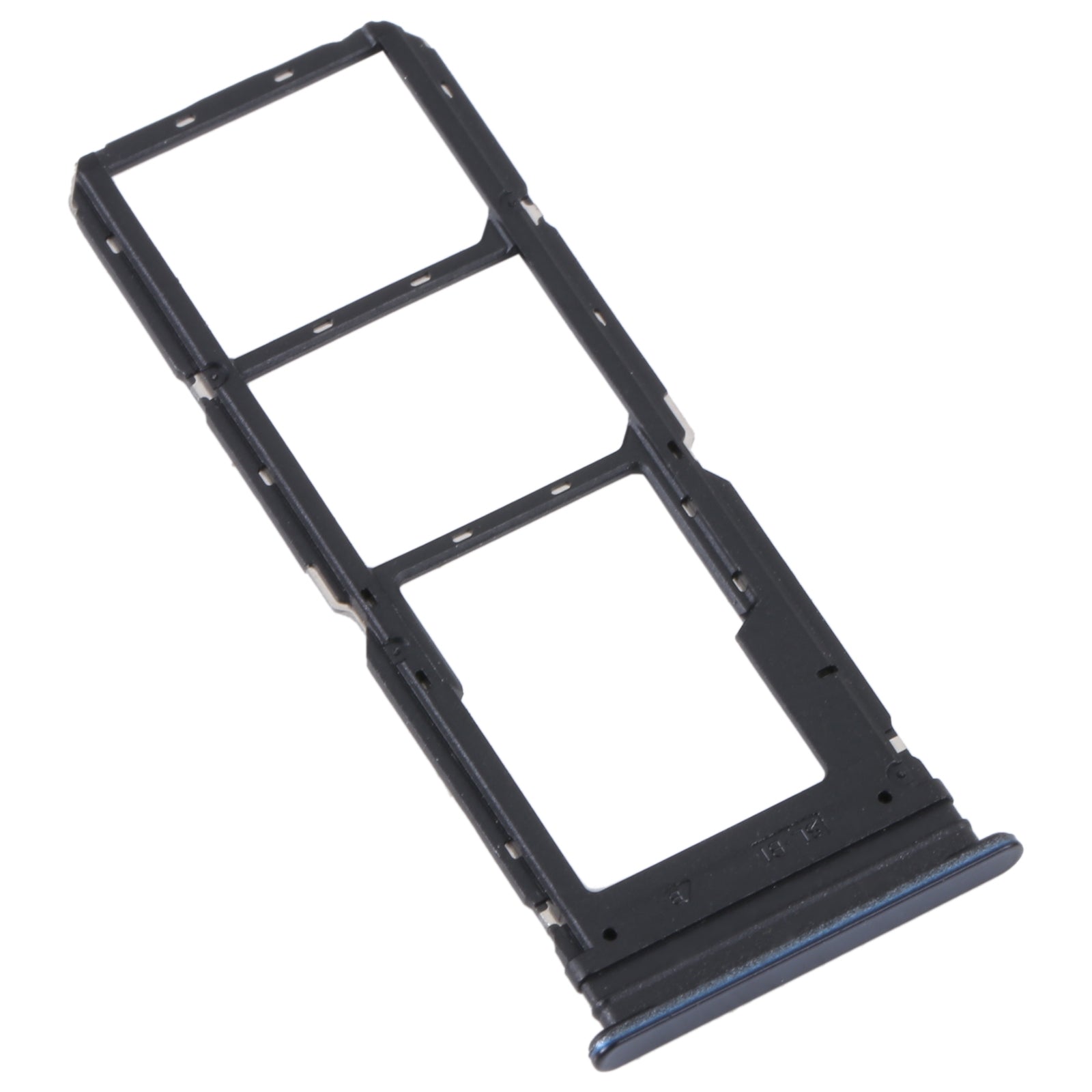 For vivo Y21 2021 / Y21S / Y21T / Y21T India SIM Card Tray + SIM Card Tray + Micro SD Card Tray (Dark Blue)