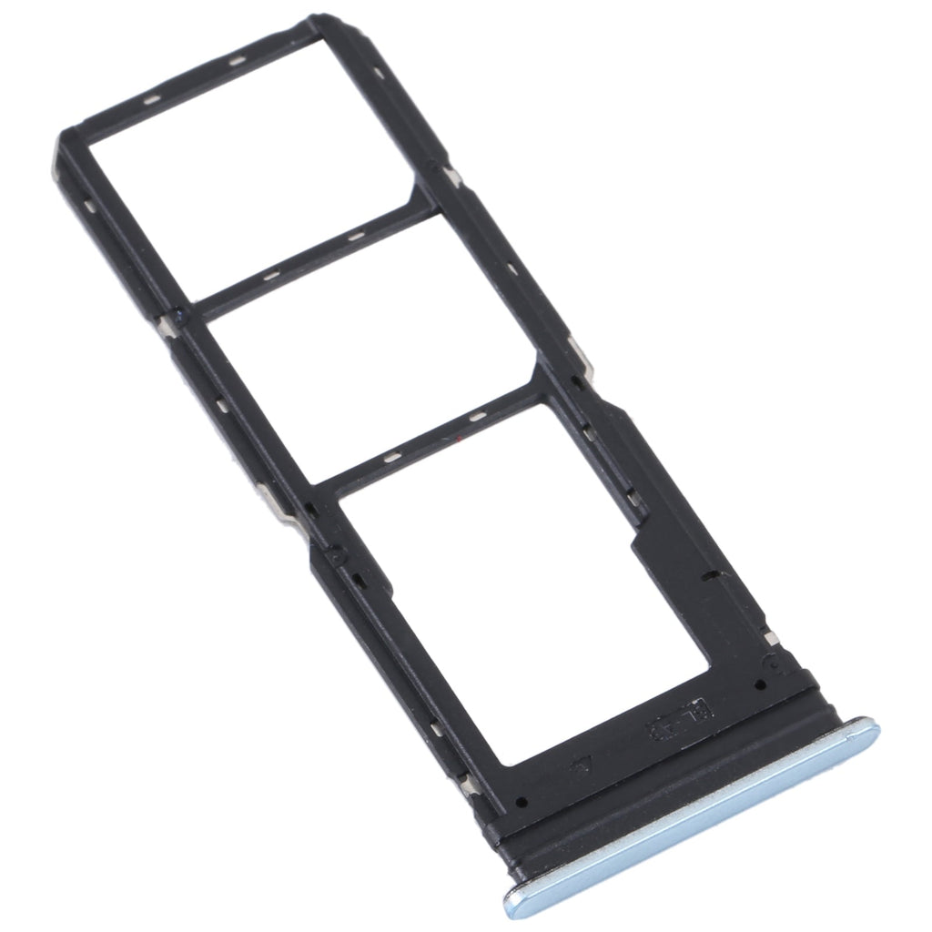 For vivo Y21 2021 / Y21S / Y21T / Y21T India SIM Card Tray + SIM Card Tray + Micro SD Card Tray (White)